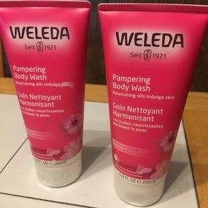 Weleda Pampering body wash lot of two. 6.8fl oz
